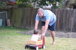 Mike Dulas and his little Claire-bear