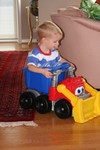 Tight fit, but happy boy