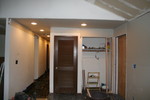 Entry - note the higher ceiling and new can lights