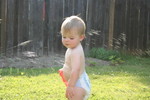 Nick getting sprinkled