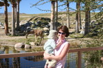 Anna, Will and Baby Giraffe