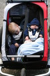 Mom and Dad's run was exhausting! :)