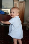 So cute in his Easter outfit