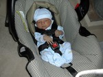 In the car seat