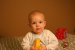 Me and my new favorite toy - rubber ducky.
