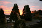 Sunrise from our lake view.