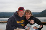 Family photo at Lake Wenatchee