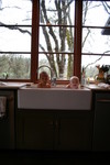 Rub-a-dub-dub two cousins in a tub