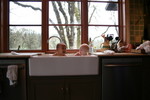 Bath time in a BIG sink