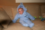 I think this is a little warm for indoor activities, but I sure feel snug!
