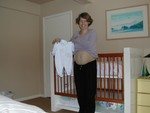 That belly still has to grow!